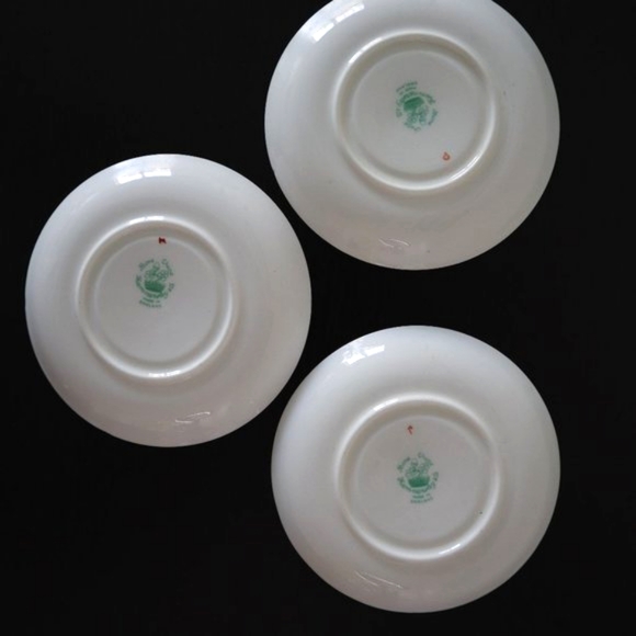 Hammersley Saucers Bone China Set of 4 / Hammersley Saucers China - Picture 4 of 10